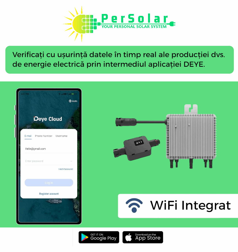 Kit Panouri Solare la Priză - 1,5kW